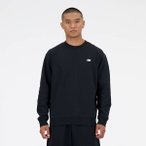 NEW BALANCE Herren Kapuzensweat Sport Essentials Fleece Crew, Größe M in Schwa