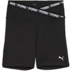 PUMA Damen Shorts W Puma Strong Cross Front Short Tight - HW 5, Größe S in Sch