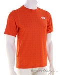 The North Face 24/7 Pentadome Embossed Herren T-Shirt-Rot-M