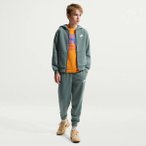 NIKE Kinder Unterjacke K NSW CLUB FT HD FZ LS LBR, Größe L in Weiß