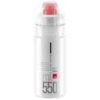 Elite - Jet Plus - Fahrrad Trinkflasche Gr 550 ml grau/weiß