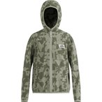 Odlo High Pile Print  Kinder  Fleecejacke oliv Größe 128 Trekking  Elastisch