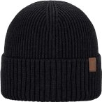 P.A.C. Mirou Merino Mütze Unisex ( Schwarz one size Größe,)
