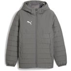 PUMA Herren Jacke teamADDITIONS Hooded Padded Jacket, Größe M in Grau