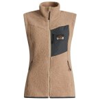 Lundhags - Women's Flok Wool Pile Vest - Wollweste Gr S beige