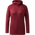 Haglöfs Korp Mid   Damen  Fleecejacke rot Größe L Trekking  Elastisch