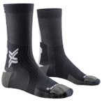 X-Socks - Bike Perform Crew - Radsocken 35-38 grau/schwarz