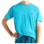 New Balance - Athletics Run S/S - Laufshirt Gr M türkis