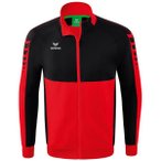 ERIMA Kinder Jacke SIX WINGS training jacket, Größe 128 in Rot