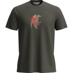 Icebreaker 150 Tech Lite Bear Catch  Herren  T-Shirts oliv Größe XL Trekking  
