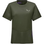 Salewa Pedroc Dry Hyb  Damen  T-Shirts oliv Größe XS Trekking  Schnell trockne