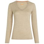 Icebreaker - Women's Merino 200 Oasis L/S V Neck - Merinounterwäsche Gr XL beig