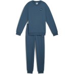PUMA Kinder Anzug ESS ELEVATED Relaxed Crew Sweat Suit FL B, Größe 176 in Blau