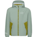Jack Wolfskin Iceland 3in1  Kinder  Doppeljacke gruen Größe 164 Trekking  Wass