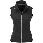MAUL Damen Weste Piz PalUE-Softshell Weste, Größe 34 in Schwarz