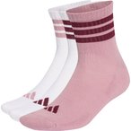 adidas 3 Stripes Mid   Freizeitsocken white Größe 43  Lifestyle  Widerstandsf�