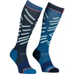 Ortovox Damen Ski Tour Long Socken (Größe 39 , blau)