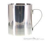 BasicNature Edelstahlbecher Tasse-Silber-One Size