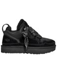 Ugg - Warme Wildleder-Sneakers - W Lowmel Black für Damen aus Wolle - Größe 4