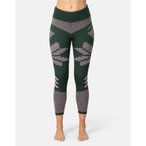 Kari Traa Faith Hose Damen  Lange Unterhose gruen Größe XS   Elastisch Merinow