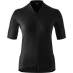 GONSO Damen Shirt SITIVO Trikot W Da-Radtrikot-1/2-FZ, Größe 34 in Schwarz