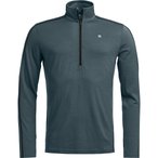 Ortovox 185 Rock'N'Wool Zip  Herren  Langarm Unterhemden grau Größe L   Hautfr
