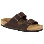 Birkenstock - Arizona SFB LEOI - Sandalen 40 - Narrow braun