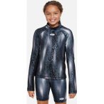 NIKE Kinder Sweatshirt G NP DF IC NVLTY WRM TOP AOP, Größe M in Weiß