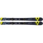 FISCHER Kinder Racing Ski RC4 RACE JR SLR + FJ4 AC SLR, Größe 100 in Schwarz
