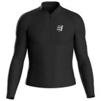 Compressport - 3D Thermo Merino L/S Top - Laufshirt Gr XS schwarz