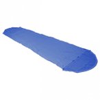 Cocoon - MummyLiner Cotton - Reiseschlafsack Gr 241 x 90/56 cm  Blau