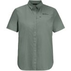 JACK WOLFSKIN Damen Hemd VANDRA S/S SHIRT W, Größe XS in Grau