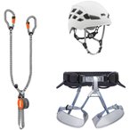 Petzl Kit Via Ferrata Vertigo   Klettersteig-Komplettset grau Größe 76-107cm K
