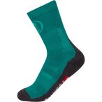 Trollkids Trekking Mid Cut II  Kinder  Wandersocken tuerkis Größe 39  Camping 