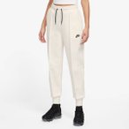 NIKE Damen Sporthose W NSW TCH FLC MR JGGR, Größe L in Weiß