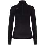 Bergzeit Basics Kaikkialla Sara Half Zip  Damen  Longsleeves schwarz Größe XL 