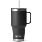 Yeti Rambler 35oz Straw Isolierbecher  Isolierflaschen schwarz Größe 1L Reise 