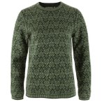 Fjällräven - Women's Snow Round Neck Sweater - Wollpullover Gr M oliv