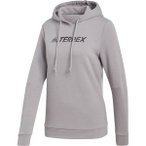 ADIDAS Damen Sweatshirt W TX GFX Logo H, Größe XS in Grau
