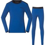 Bergans Allround Merino Unterwäsche Set Kinder  Skiunterwäsche blau Größe 92