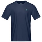 Norrøna - /29 Cotton Activity Embroidery - T-Shirt Gr L blau