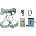 Black Diamond Momentum Package Kletterset Damen  Kletterset Einsteiger gruen Gr�