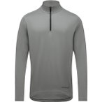 GOREWEAR Everyday 1/4-Zip Herren Laufshirt ( Grau XL Größe,)
