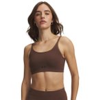 Under Armour Seamless Cotton Low Damen Sport-BH ( Braun XS)
