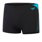 SPEEDO Badehose HYPERBOOM SPL ASHT AM BLACK/BL, Größe 4 in Schwarz