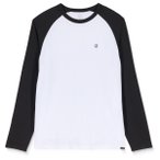 Volcom - Pen Basic L/S Tee - Longsleeve Gr S weiß