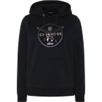CHIEMSEE Hoodie mit Jumper-Motiv, Größe XS in Schwarz