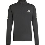 adidas Iconic Running Half Zip  Herren  Laufshirts black Größe M Laufen | Trai