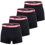 FILA Herren Boxer Shorts, 4er Pack - Logobund, Cotton Stretch, einfarbig, Größ