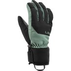 Leki Bird  Kinder  Fingerhandschuhe schwarz Größe 3 Skifahren  Winddicht Wasse
